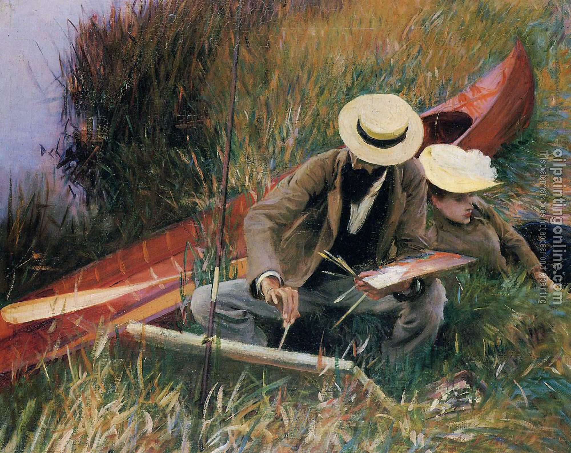 Sargent, John Singer - Paul Helleu Sketching with his Wife